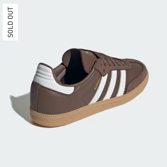 NWT Adidas Samba OG W Sneakers Earth Strata Size Women’s 7 - Picture 4 of 15